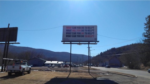 Photo of What Will You Do To Help? billboard
